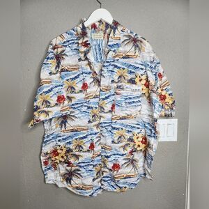 Crossings mens Hawaiian button up shirt